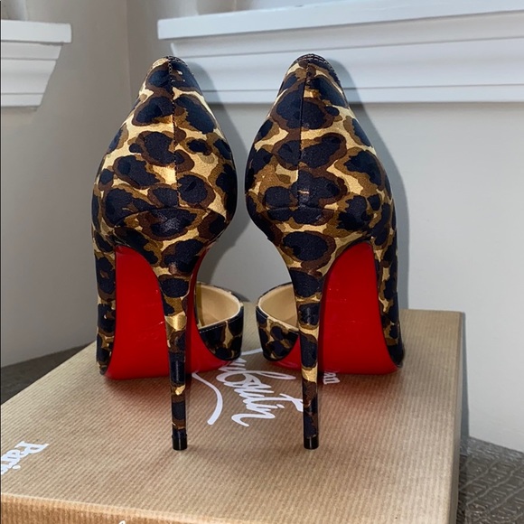 Louboutin Iriza 100 Soie Leo - Picture 2 of 6